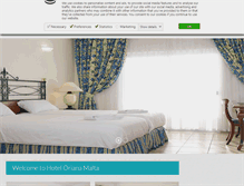 Tablet Screenshot of orianahotel.com